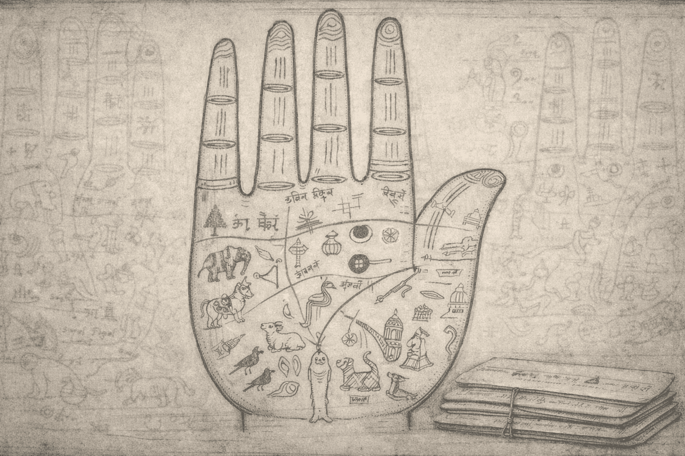 Cover image for Hastrekha Sastra- The oriental Maruteshvar Sahinta